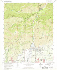 preview thumbnail of historical topo map of Los Angeles County, CA in 1967