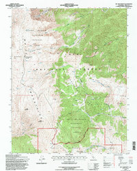 Download a high-resolution, GPS-compatible USGS topo map for Mt Barcroft, CA (1997 edition)