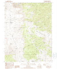 Download a high-resolution, GPS-compatible USGS topo map for Mt Barcroft, CA (1987 edition)
