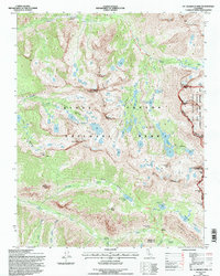 Download a high-resolution, GPS-compatible USGS topo map for Mt Clarence King, CA (1997 edition)