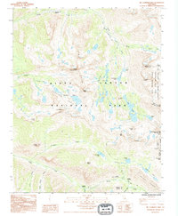 Download a high-resolution, GPS-compatible USGS topo map for Mt Clarence King, CA (1995 edition)
