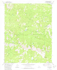 Download a high-resolution, GPS-compatible USGS topo map for Mt Givens, CA (1982 edition)