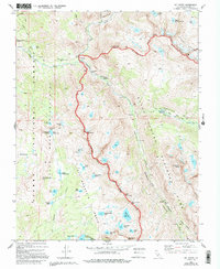 Download a high-resolution, GPS-compatible USGS topo map for Mt Henry, CA (1994 edition)