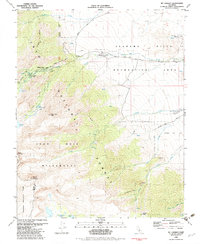 Download a high-resolution, GPS-compatible USGS topo map for Mt Langley, CA (1983 edition)