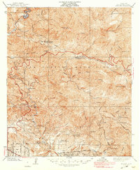 preview thumbnail of historical topo map of Los Angeles County, CA in 1939