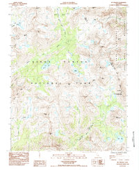 preview thumbnail of historical topo map of Fresno County, CA in 1985