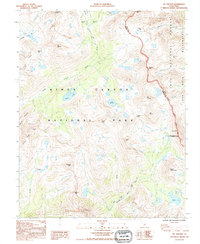 Download a high-resolution, GPS-compatible USGS topo map for Mt Pinchot, CA (1994 edition)
