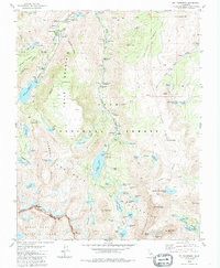 Download a high-resolution, GPS-compatible USGS topo map for Mt Thompson, CA (1988 edition)