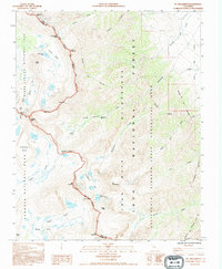 preview thumbnail of historical topo map of Inyo County, CA in 1993