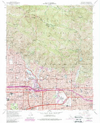 Download a high-resolution, GPS-compatible USGS topo map for Mt Wilson, CA (1988 edition)