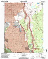 Download a high-resolution, GPS-compatible USGS topo map for Murken Bench, CA (1997 edition)