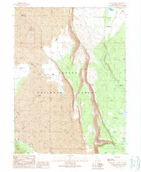 Download a high-resolution, GPS-compatible USGS topo map for Murken Bench, CA (1990 edition)