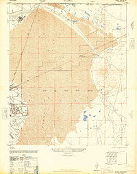 Download a high-resolution, GPS-compatible USGS topo map for Muroc, CA (1947 edition)