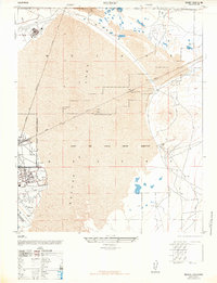 Download a high-resolution, GPS-compatible USGS topo map for Muroc, CA (1968 edition)