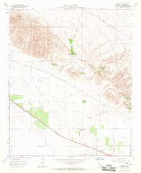 Download a high-resolution, GPS-compatible USGS topo map for Myoma, CA (1967 edition)