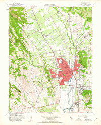Download a high-resolution, GPS-compatible USGS topo map for Napa, CA (1963 edition)