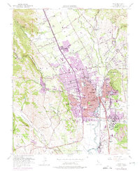 Download a high-resolution, GPS-compatible USGS topo map for Napa, CA (1975 edition)