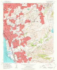 Download a high-resolution, GPS-compatible USGS topo map for National City, CA (1963 edition)