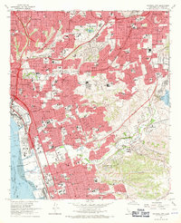 Download a high-resolution, GPS-compatible USGS topo map for National City, CA (1970 edition)