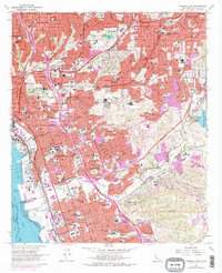 Download a high-resolution, GPS-compatible USGS topo map for National City, CA (1978 edition)