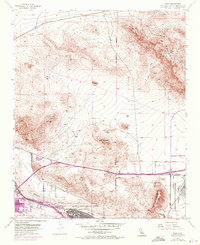 preview thumbnail of historical topo map of San Bernardino County, CA in 1953