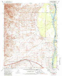 Download a high-resolution, GPS-compatible USGS topo map for Needles NW, CA (1986 edition)