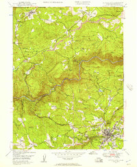 Download a high-resolution, GPS-compatible USGS topo map for Nevada City, CA (1957 edition)