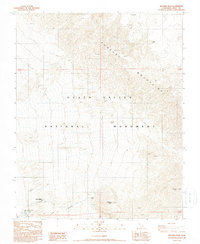 Download a high-resolution, GPS-compatible USGS topo map for Nevares Peak, CA (1988 edition)