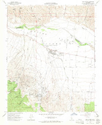 Download a high-resolution, GPS-compatible USGS topo map for New Cuyama, CA (1965 edition)