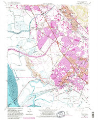 Download a high-resolution, GPS-compatible USGS topo map for Newark, CA (1984 edition)