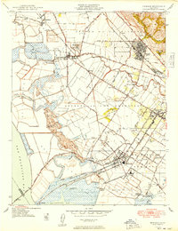 Download a high-resolution, GPS-compatible USGS topo map for Newark, CA (1948 edition)