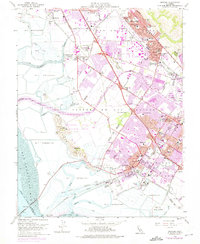 Download a high-resolution, GPS-compatible USGS topo map for Newark, CA (1975 edition)