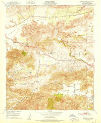 preview thumbnail of historical topo map of Ventura County, CA in 1951
