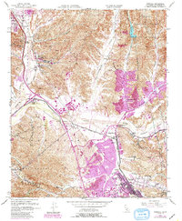 Download a high-resolution, GPS-compatible USGS topo map for Newhall, CA (1988 edition)