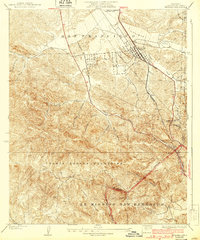 Download a high-resolution, GPS-compatible USGS topo map for Newhall, CA (1939 edition)