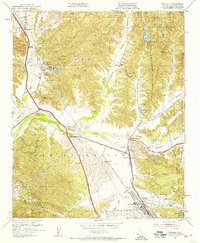 Download a high-resolution, GPS-compatible USGS topo map for Newhall, CA (1958 edition)