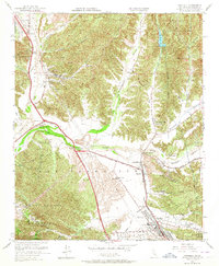 Download a high-resolution, GPS-compatible USGS topo map for Newhall, CA (1964 edition)