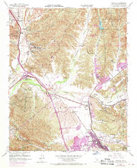 Download a high-resolution, GPS-compatible USGS topo map for Newhall, CA (1970 edition)