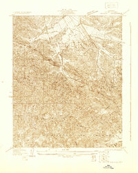 preview thumbnail of historical topo map of Los Angeles County, CA in 1929