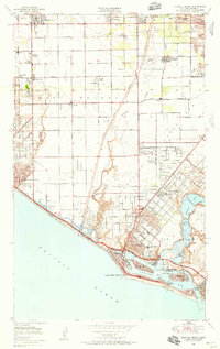 Balboa Motel Map ca 1949 Newport Beach California 
