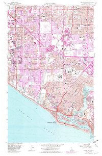 Download a high-resolution, GPS-compatible USGS topo map for Newport Beach, CA (1981 edition)