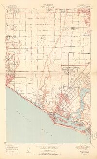 1951 Map of Newport Beach