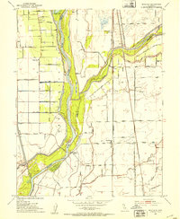 Download a high-resolution, GPS-compatible USGS topo map for Nicolaus, CA (1953 edition)
