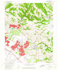 preview thumbnail of historical topo map of Alameda County, CA in 1961