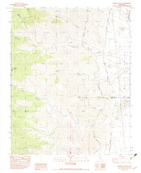 Download a high-resolution, GPS-compatible USGS topo map for Ninemile Canyon, CA (1983 edition)
