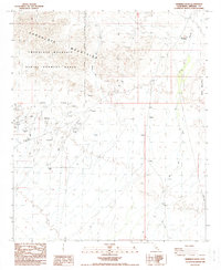Download a high-resolution, GPS-compatible USGS topo map for Ninemile Wash, CA (1988 edition)