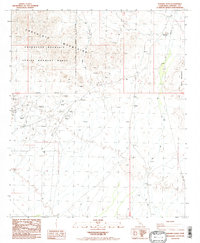 preview thumbnail of historical topo map of Imperial County, CA in 1988