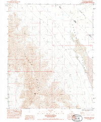 Download a high-resolution, GPS-compatible USGS topo map for Nopah Peak, CA (1984 edition)