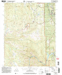 Download a high-resolution, GPS-compatible USGS topo map for North Fork, CA (2007 edition)
