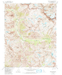 Download a high-resolution, GPS-compatible USGS topo map for North Palisade, CA (1986 edition)